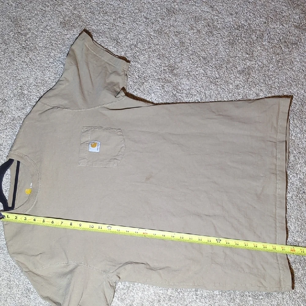 Carhartt Men's Short Sleeve Brown Tee - Picture 6 of 9